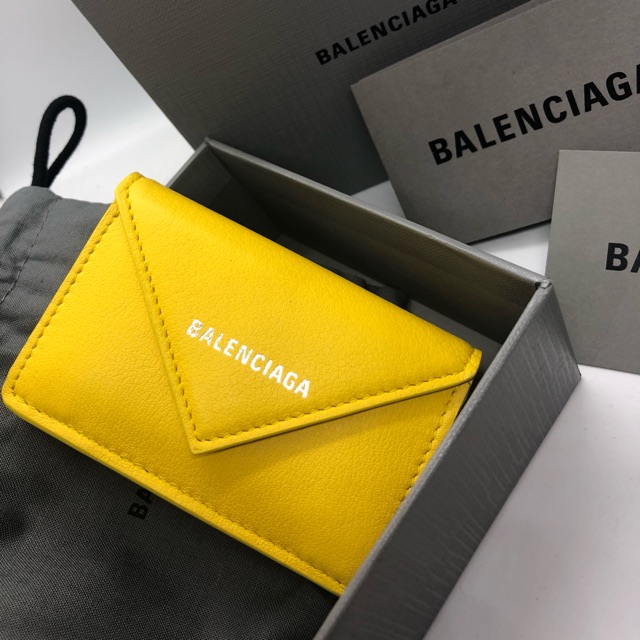 papier mini wallet balenciaga