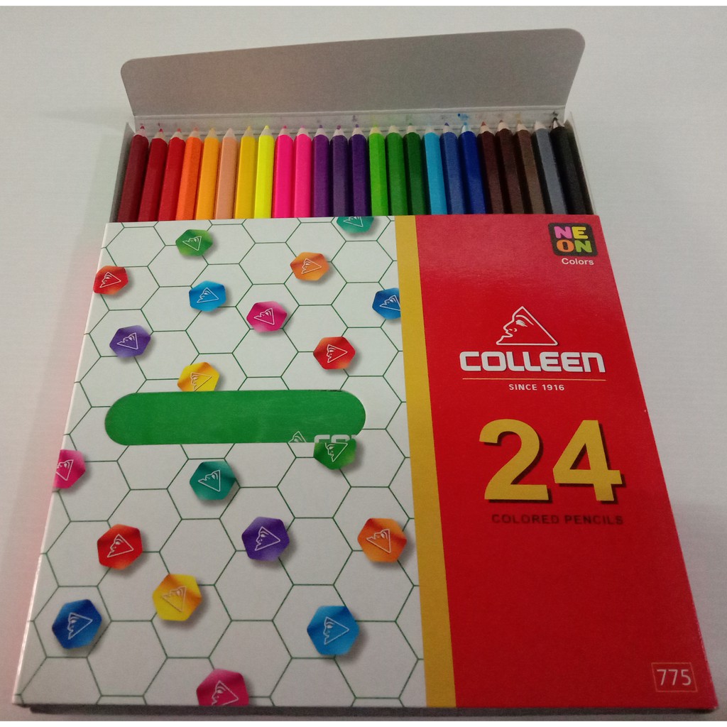 ภาพหน้าปกสินค้าสีไม้คอลลีน ดินสอสีไม้คอลลีน สีคอลลีน 24สี colleen หัวเดียว