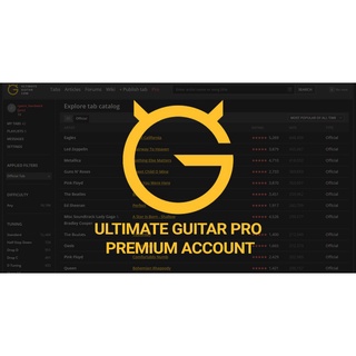 ULTIMATE GUITAR PRO AUTORENEWAL GENUINE P.RE-MIUM ACC WITH WARRANTY