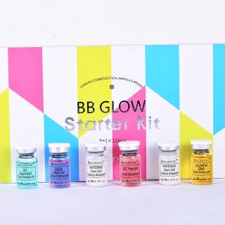 สินค้า GLOW BB ชุดรองพื้น ปรับสีผิวหน้า สไตล์เกาหลี สำหรับแต่งหน้า ความจุ 8 มล.12ชิ้น