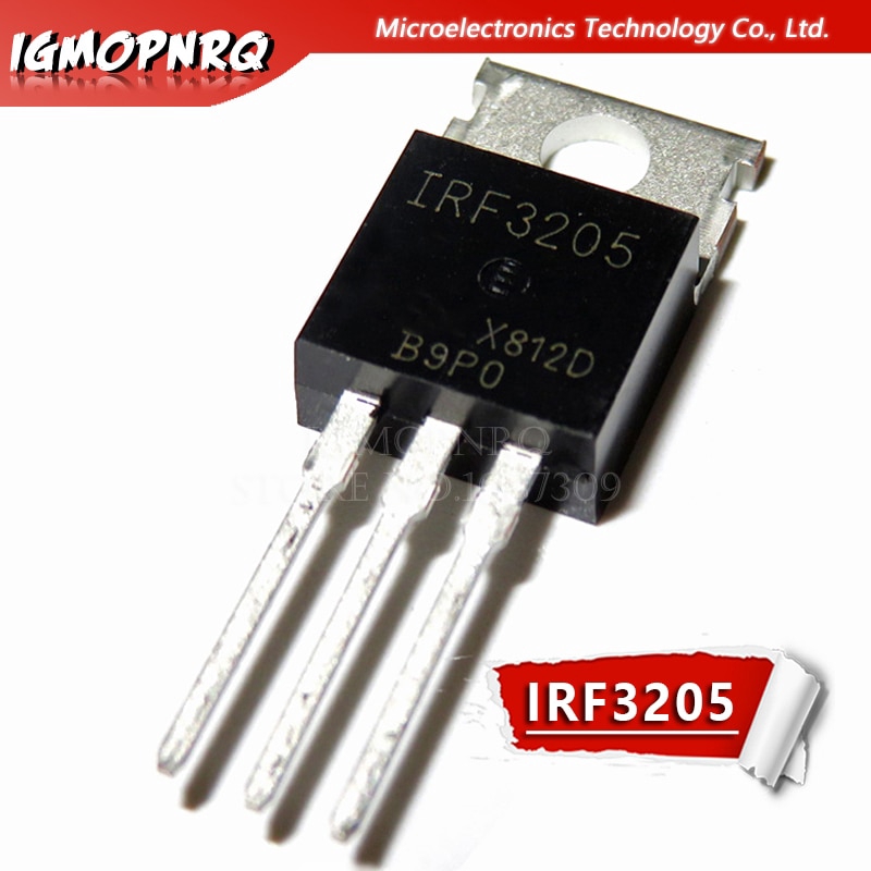 10 Stück IRF3205PBF Power MOSFET TO-220 – Kompatibel Mit IRF3710, IRF3808, IRF4905, IRF5210, IRF5305, IRF8010