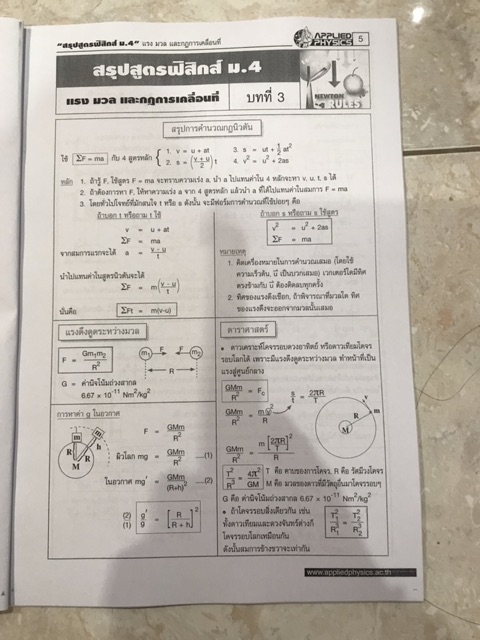 สรุปสูตรฟิสิกส์-ตะลุยโจทย์-ฟิสิกส์-ม-ปลาย-สอบเข้า