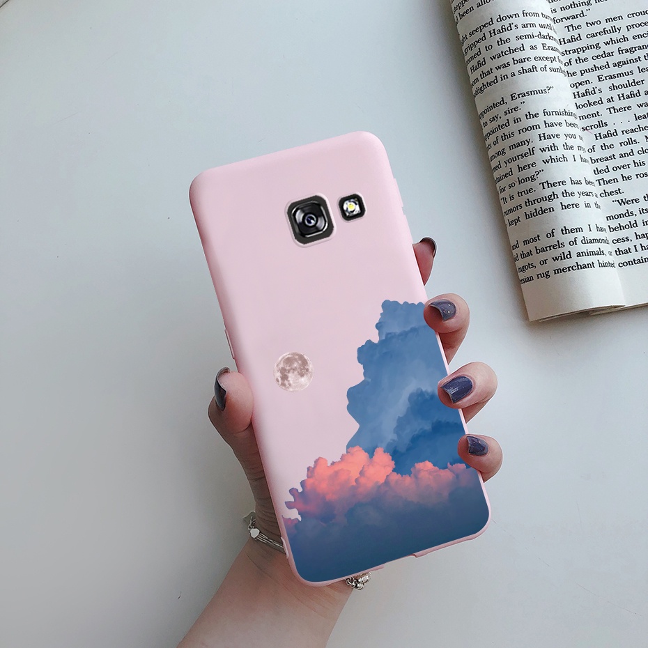 samsung-galaxy-a7-2017-a70-a7-a9-2018-เคสโทรศัพท์-ซิลิโคน-tpu-แบบนิ่ม-ลายดวงจันทร์-สีสันสดใส