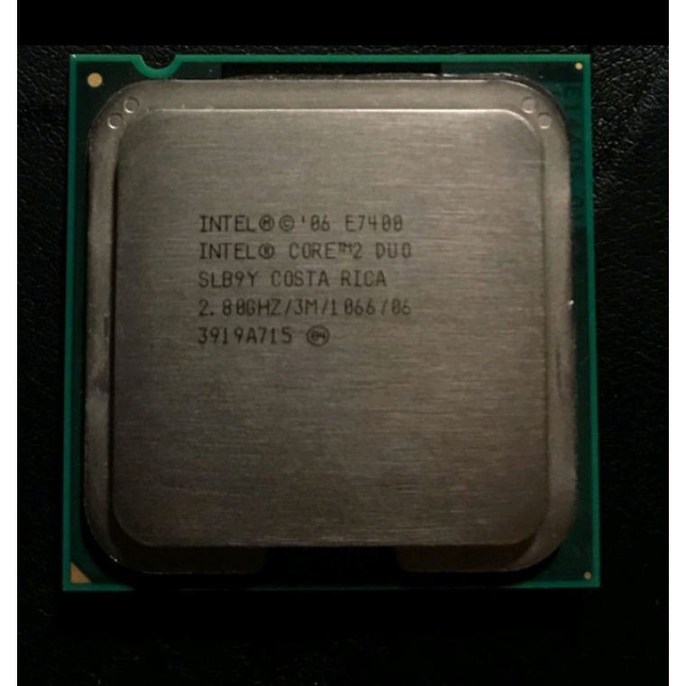 INTEL E7400 ราคา ถูก ซีพียู CPU 775 Core 2 Duo E7400พร้อมพัดลมcpu ...
