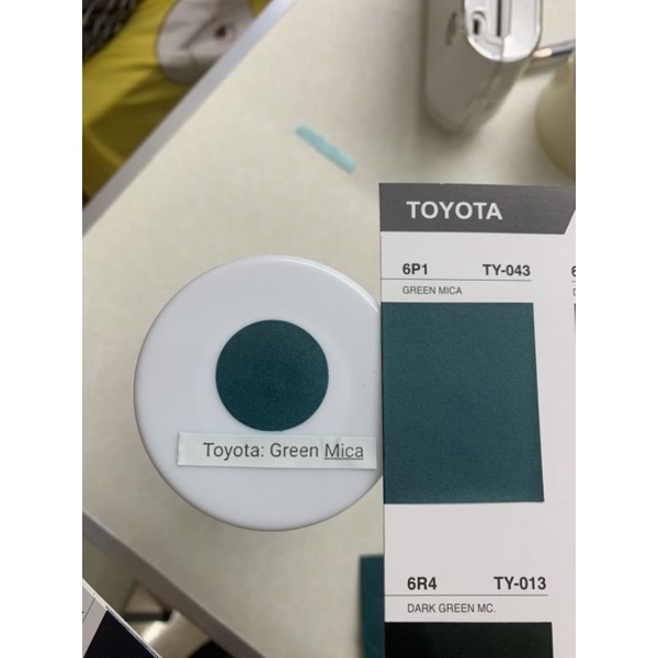 แต่งรถ-สเปรย์-ปิดรอยรถสีตรงรุ่น-toyota-สีเขียว-green-mica-ตามสูตรโรงงาน