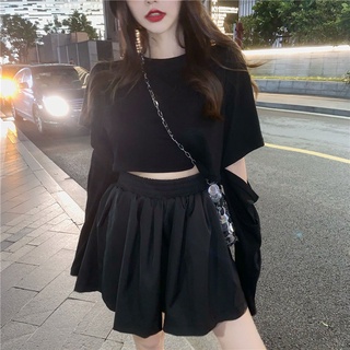 เสื้อยืดแขนยาว แต่งกระดุม ถอดออกได้ เข้ากับทุกการแต่งกาย แฟชั่นสไตล์เกาหลี สําหรับผู้หญิง เสื้อยืด JL-TX-64