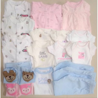 🌈Carters และแบรนด์ส่งออก🎁เสื้อผ้าเด็กคลอดก่อนกำหนด เด็กตัวเล็ก Size: P🎀มือ 1