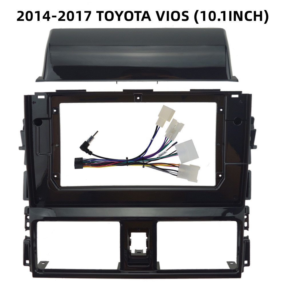 อะแดปเตอร์กรอบรถยนต์-10-1-นิ้ว-สําหรับ-toyota-yaris-vios-vitz-2014-2017-android-radio-audio-dashboard-panel