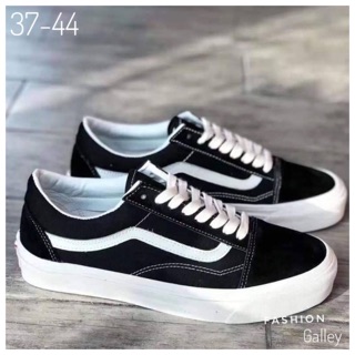 **เก็บปลายทาง**Vans รองเท้ารุ่นคลาสสิค ฮิตตลอดกาล สีดำ ใส่ได้ทั้งผู้หญิงและผู้ชาย สินค้าพร้อมส่ง