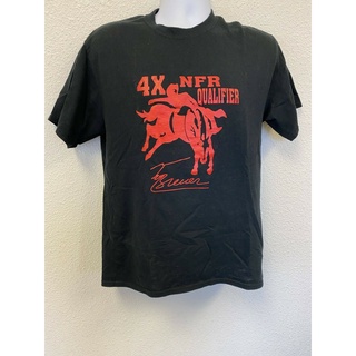 [COD]ขายดี เสื้อยืดลําลอง แขนสั้น คอกลม พิมพ์ลาย NFR Qualifier Rodeo ENjhmm66DGcdlp44 สีดํา สําหรับผู้ชาย