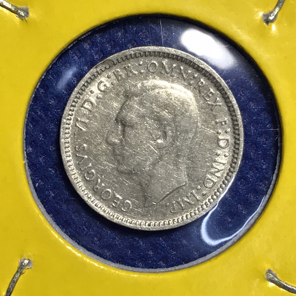 เหรียญเงิน14790-ปี1941-ออสเตรเลีย-3-pence-เหรียญสะสม-เหรียญต่างประเทศ-เหรียญหายาก