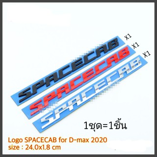 โลโก้​ spacecab ของdmax​2020​ขนาด24*1.8 cm