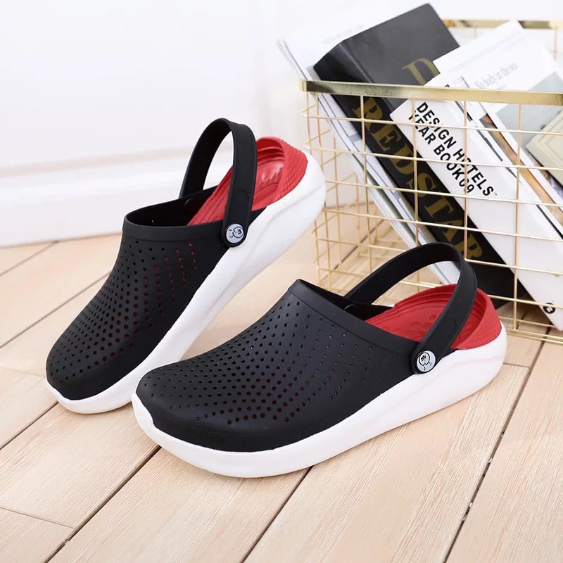 รองเท้าแตะรัดส้น สไตล์ Crocs LiteRide Sandals TUOX-RED | Shopee Thailand