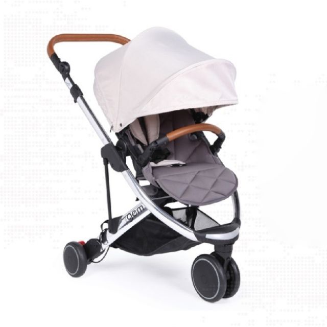 oyster-gem2-stroller-pure-silver-รถเข็นเด็ก-แบรนด์-oyster-รุ่น-gems2-สี-pure-silver