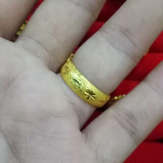 แหวนทองไมครอนหุ้มทองคำแท้100%