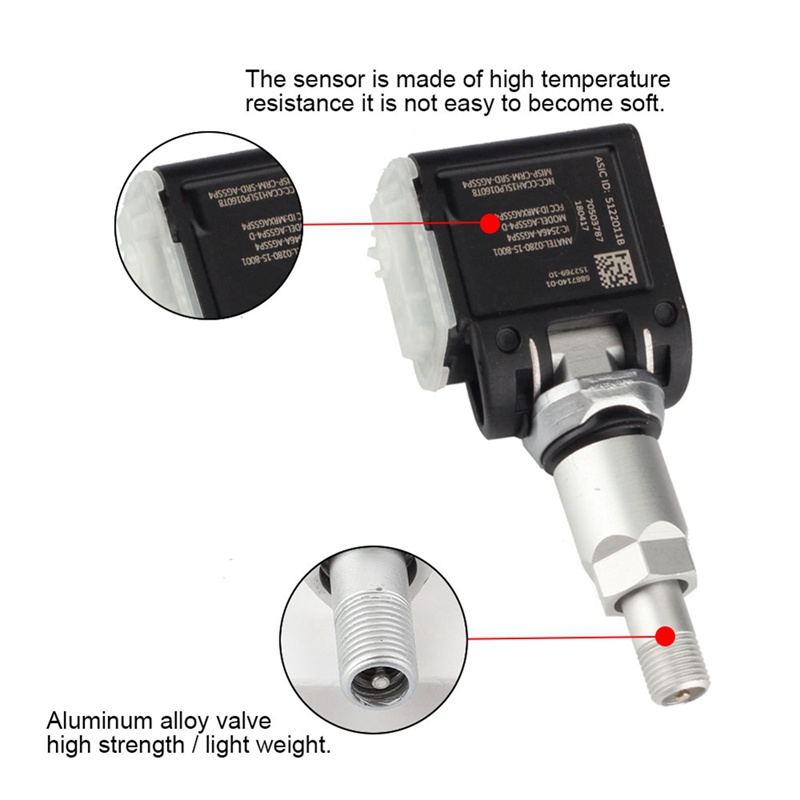 36106887147-ก0009052102-เซนเซอร์วัดความดันลมยางรถยนต์-tpms-สําหรับ-mercedes-benz-e-class-w213-cls-bmw-x7-suv-alpina-433-mhz-4-ชิ้น