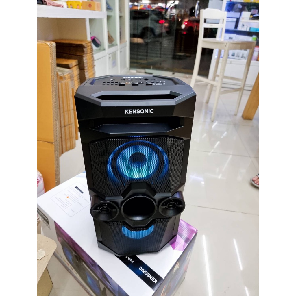 KENSONIC KS-555 ลำโพงคู่ขนาด 8 นิ้ว 36 WATTS RMS USB / SD / FM ...