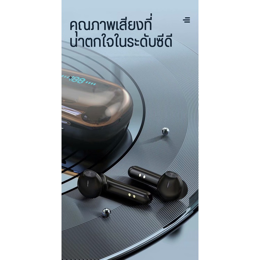 ภาพหน้าปกสินค้าหูฟังบลูทูธ MG-S23 v5.0 จอ LED หูฟังไร้สาย True พร้อม Touch Funtion ระบบบสัมผัส ระบบเสียงดี เบสแน่น
