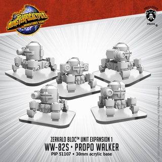 🔥มีของพร้อมส่ง🔥 Privateer Press Monsterpocalypse Zerkalo Bloc Unit: WW82s and Propo Walker PIP 51107 ต้องประกอบทำสีเอง