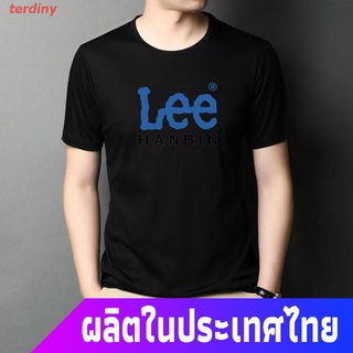 terdiny เสื้อยืดแขนสั้น Lee ฤดูร้อนผู้ชายแขนสั้นคอกลม Popular T-shirts