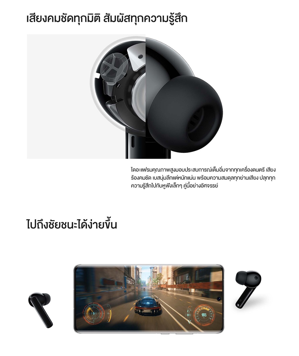 เกี่ยวกับสินค้า HUAWEI FreeBuds 4i หูฟัง TWS ระบบตัดเสียงรบกวน Active Noise Cancellation เล่นเพลงต่อเนื่อง 10 ชั่วโมง