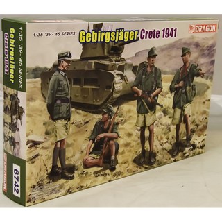 โมเดลประกอบ Dragon Models 1/35 DRA6742 GEBIRGSJAGER CRETE 1941