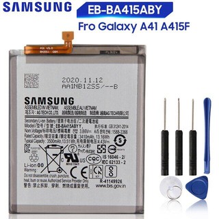 แบตSamsung แบตเตอรี่ Samsung Galaxy A41 A415F EB-BA415ABYของแท้แบตเตอรี่ 3500MAh