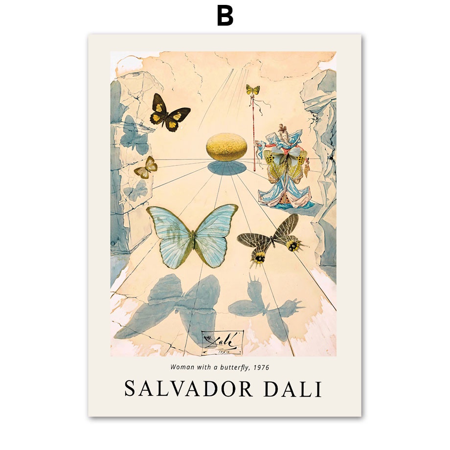 salvador-dali-surrealism-cubism-ภาพโปสเตอร์บนผ้าใบ-สไตล์นอร์ดิก-สําหรับตกแต่งผนังบ้าน-ห้องนั่งเล่น