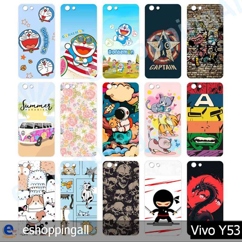 เคสมือถือ-vivo-y53-ชุด-3-เคสกรอบแข็งลายการ์ตูนพร้อมส่ง-กรอบมือถือส่งของในไทย