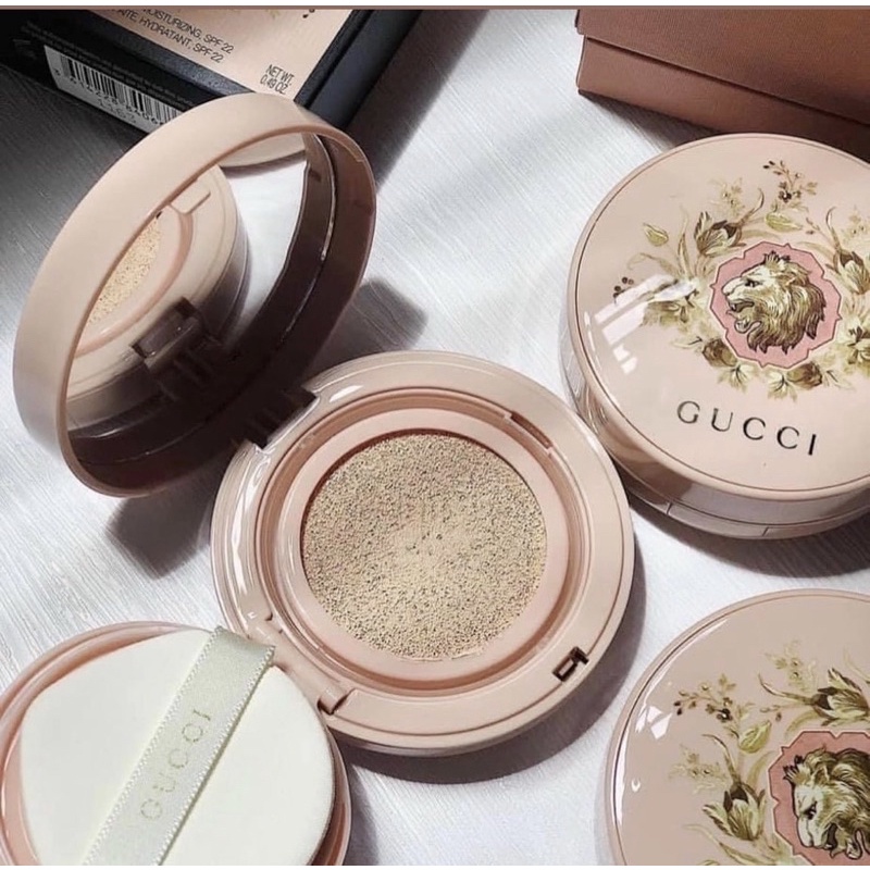 GUCCI Cushion de Beauté Compact Cushion Foundation 👑 ¤ԧ  💯Ե11/2021 Kingpower [VIVIBOXSHOP] | Shopee Thailand