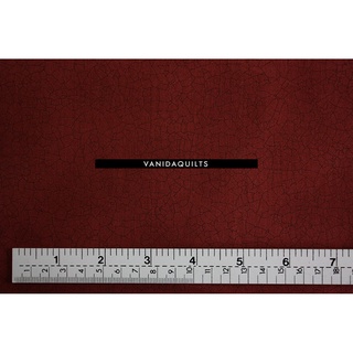ผ้าคอตตอนนอก ผ้า Cotton สำหรับงานผ้า งานตัดเย็บ เสื้อผ้า กระเป๋าควิลท์ DIY สีแดงน้ำตาล surface ขนาด 1/2 หลา (JP-127)