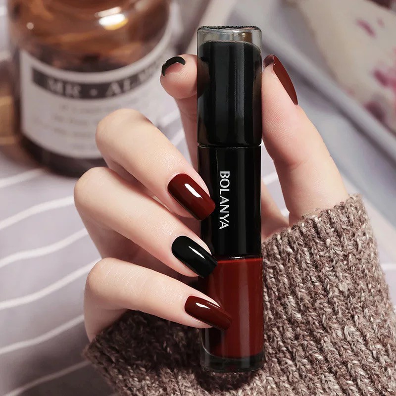 ส่งด่วนจากกทม-สีทาเล็บ-2in1-สีสวย-แห้งไว-สีทาเล็บกึ่งเจลไม่ต้องอบ