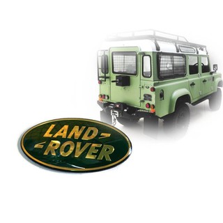 LOGO Land Rover วงรีสีทองขนาด 4.3x8.6 cm