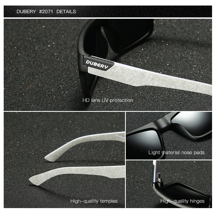 dubery-ยี่ห้อออกแบบแว่นตาอาทิตย์ขั้วสำหรับผู้ชายวินเทจหรูหราแควร์กระจก