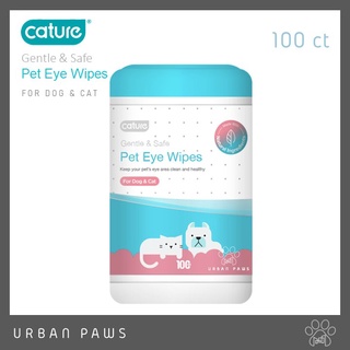 ภาพหน้าปกสินค้าCature Pet Eye Wipes แผ่นเช็ดทำความสะอาดรอบดวงตาสำหรับสุนัขและแมว 100 แผ่น ที่เกี่ยวข้อง