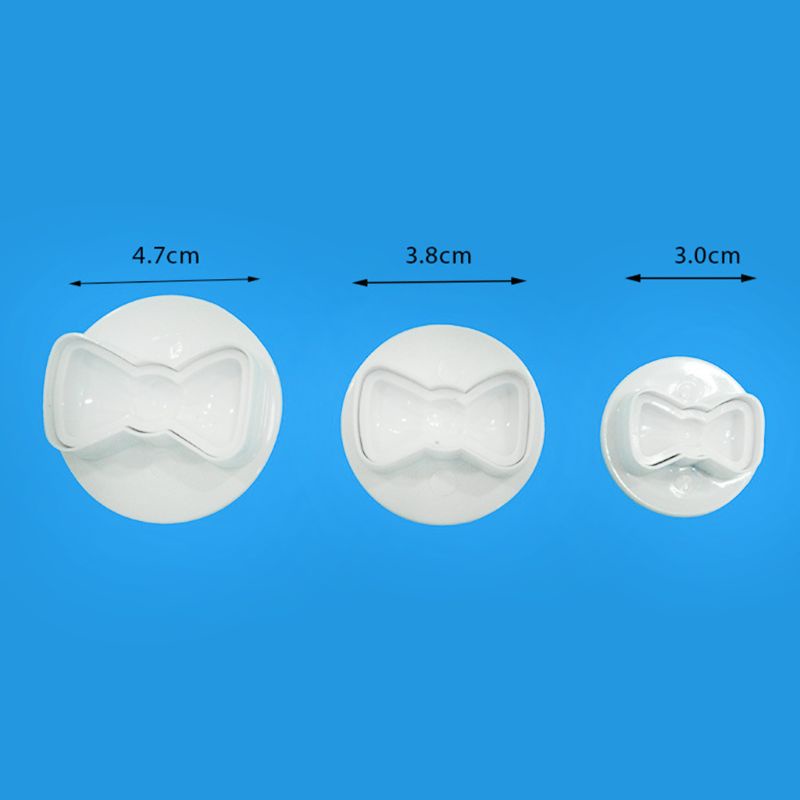 aotoo-ชุดแสตมป์พลาสติก-รูปโบว์-3d-ขนาดเล็ก-สําหรับตัดคุกกี้-ฟองดองท์-3-ชิ้น