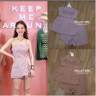 setสายเดี่ยว valleygirl sz.m สีโอรส