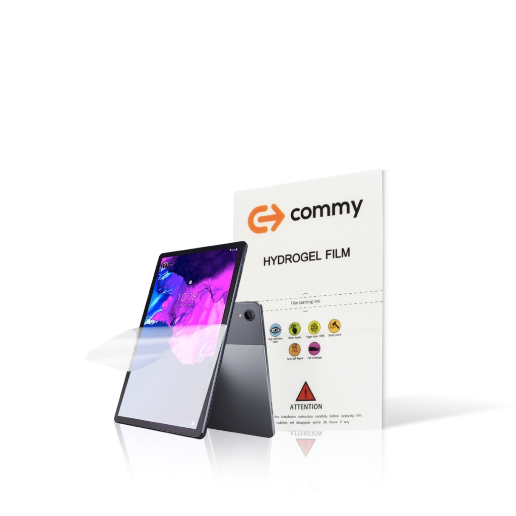 commy-ฟิล์มไฮโดรเจลแบบใส-สำหรับ-tablet-แท็บเล็ต-ทุกรุ่น-หน้าจอไม่เกิน-11-นิ้ว-กันรอย