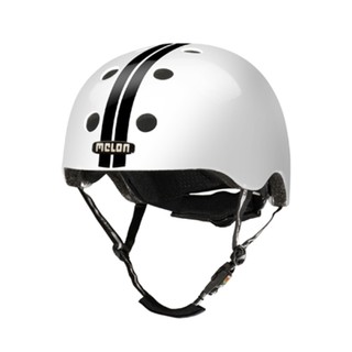 Melon Helmet หมวกกันน็อก STRAIGHT BLACK WHITE