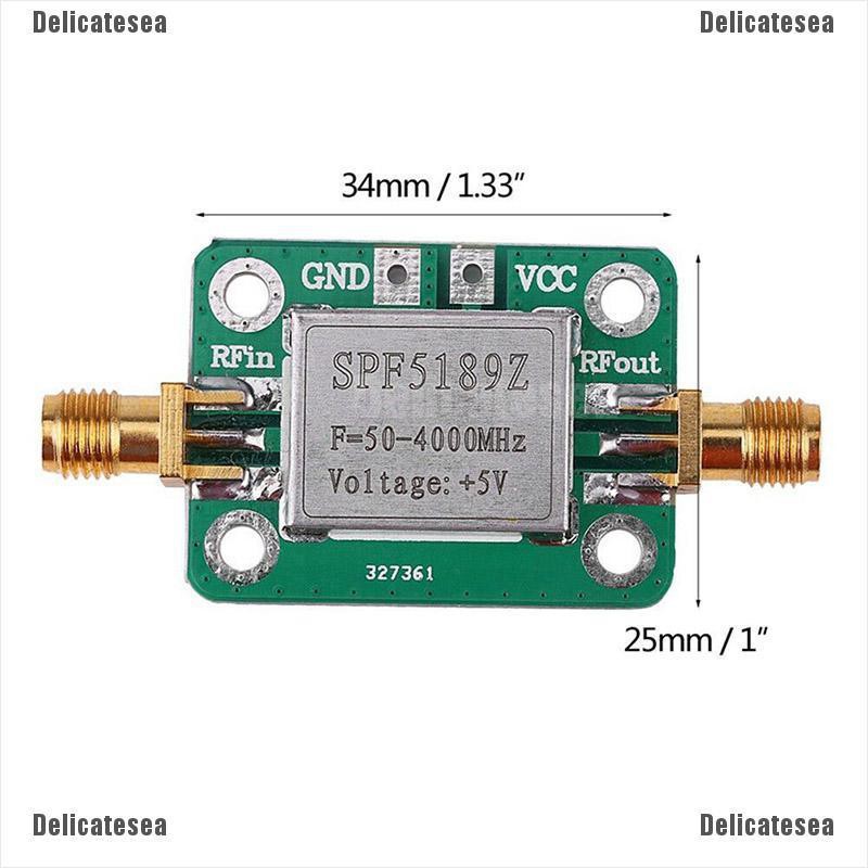 ds-เครื่องรับสัญญาณเสียงรบกวนต่ํา-lna-50-4000-mhz-rf-spf-5189-nf-0-6