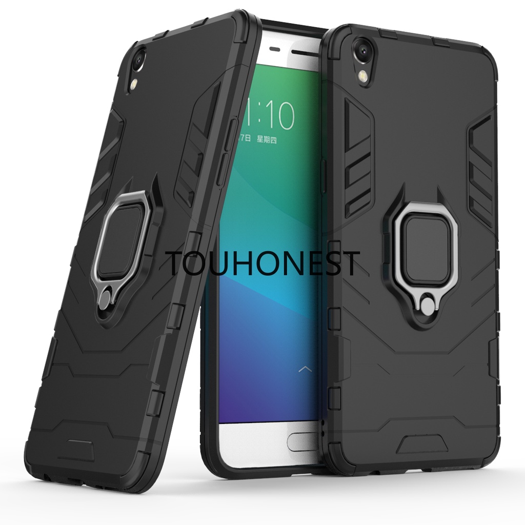 เคส-oppo-r9-plus-เคส-oppo-r9s-plus-เคส-oppo-f1-plus-case-oppo-f3-plus-case-armor-pc-shockproof-hard-cassing-cover-cases-with-metal-ring-stand-phone-caseเคส-กันกระแทก-เคสแข็ง-พร้อมแหวนโลหะ-ขาตั้ง-เคสโท