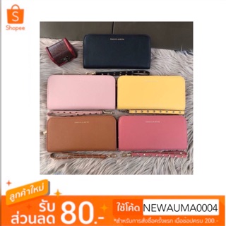 💓ส่งฟรี ems. Charles & Keith กระเป๋าสตางค์ใบยาว สวยเก๋ น่ารัก 💓