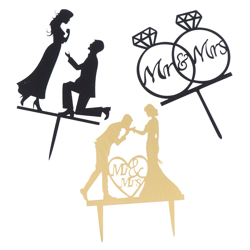 wedding-acrylic-cake-topper-bride-groom-mr-mrs-wedding-decorations-party-supplies