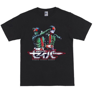 เสื้อยืดผู้ เสื้อยืด ผ้าฝ้าย พิมพ์ลายการ์ตูนอนิเมะ KAMEN RIDER สินค้าหวีโดย Don Juanism S-5XL