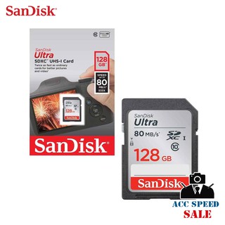 SANDISK ULTRA SDXC UHS-I 128 GB CLASS 10 80MB/533X