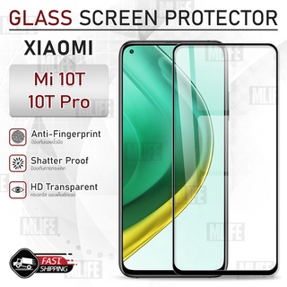 MLIFE - กระจก 9D เต็มจอ Xiaomi Mi 10T / 10T Pro ฟิล์มกระจก กาวเต็มจอ ฟิล์มกระจกนิรภัย ฟิล์มกันรอย กระจก เคส Tempered Gla