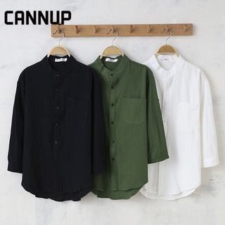 CANNUP เสื้อผ้าผู้ชายฤดูร้อนวินเทจพิมพ์เก๋อินเทรนด์ฮาวายสไตล์ระบายอากาศเสื้อเชิ้ตลำลองสำหรับผู้ชาย 2022 ใหม่ 21041213
