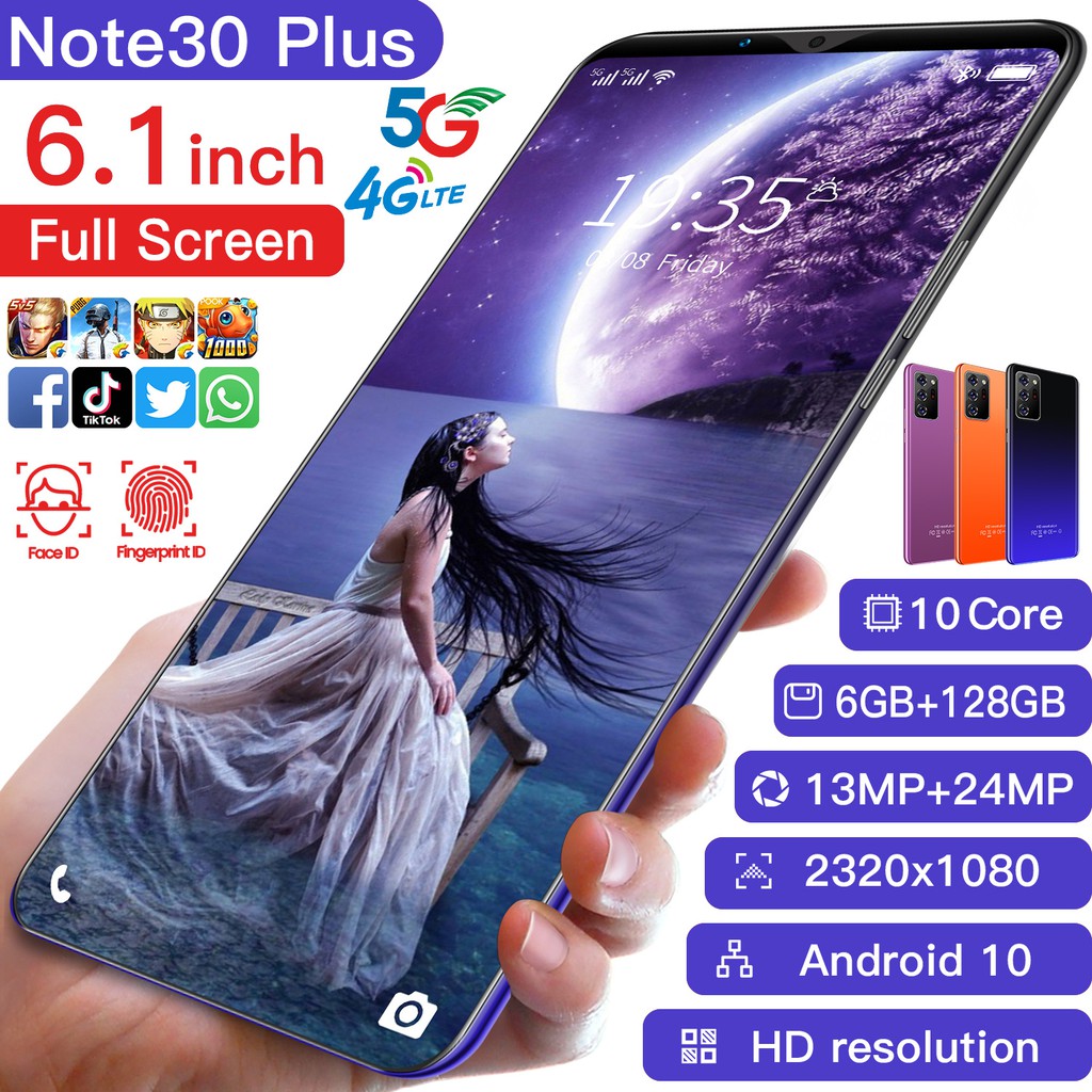 Sansamg โทรศัพท์ราคาถูกๆ Note30Plus โทรศัพท์มือถือ 8+512G โทรศัพท์ โทรศัพท์มือถือ  Smartphone โทรศัพ เกมส์ Android10.0 | Shopee Thailand