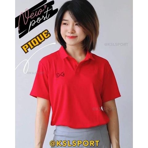 ภาพสินค้าWARRIX รุ่น PIQUE (WA-212PLACL30) เสื้อโปโลวอริกซ์สีล้วน คอปก ใส่สบาย ไม่มีกระเป๋า ไม่ต้องรีด ของแท้100% น้ำเงิน แดง ... จากร้าน ksl_sport บน Shopee ภาพที่ 9