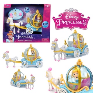 รถบังคับเจ้าหญิง Disney 1:24 Princess Cinderella Horse-Drawn Carriage RC Radio Control Cars ราคา 2,190 - บาท